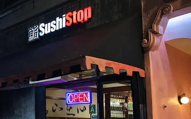 Sushi Stop Hollywood exterior