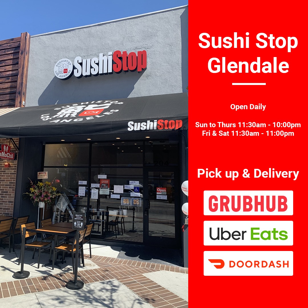 SUSHI STOP GLENDALE IS OPEN! - SushiStop